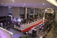 小提琴迎賓入場(chǎng)鳥瞰圖